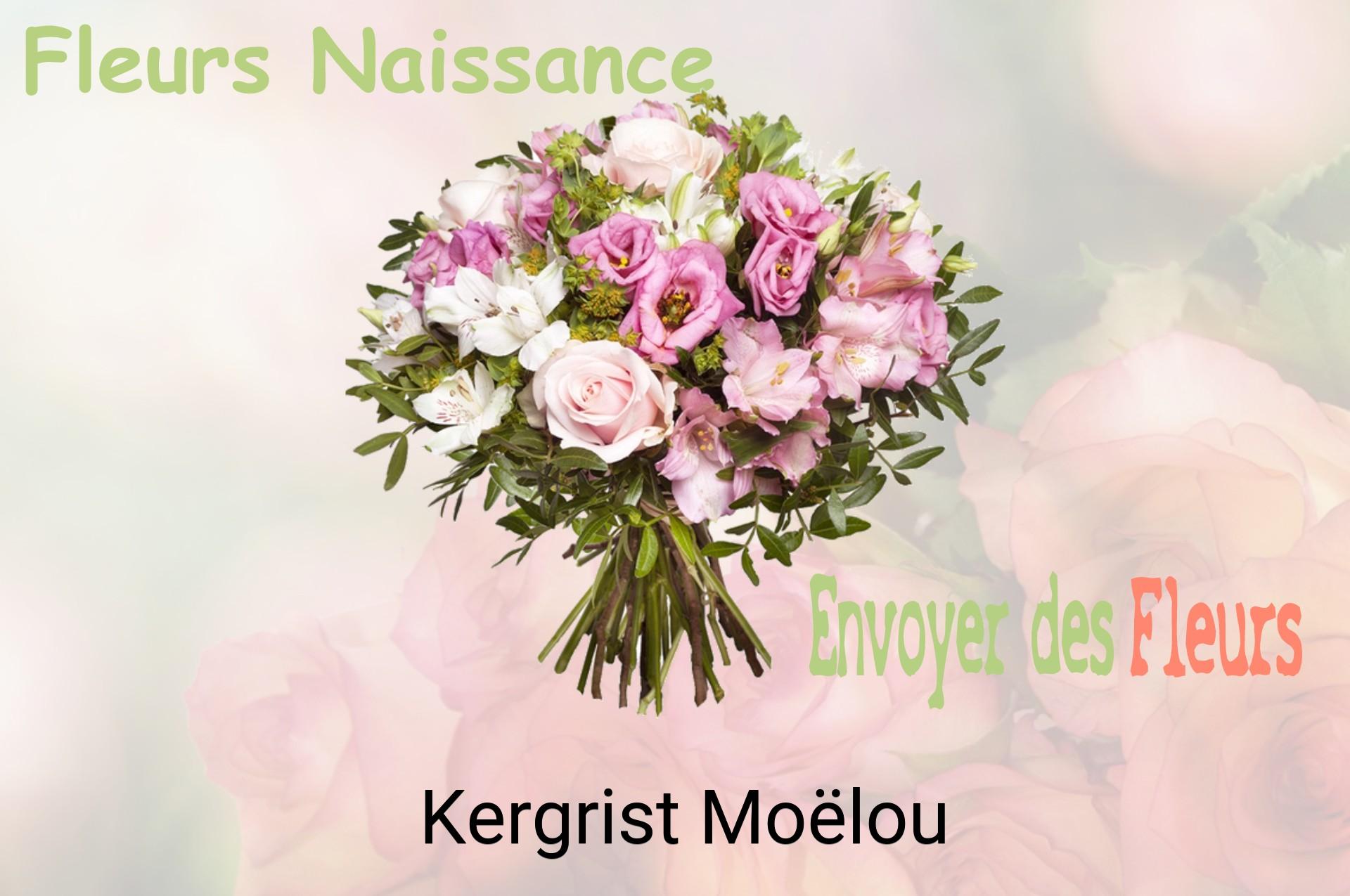 Bouquet de fleurs de naissance livré à Kergrist-Moëlou
